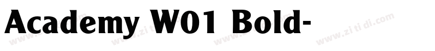 Academy W01 Bold字体转换 Academy W01 Bold字体转换